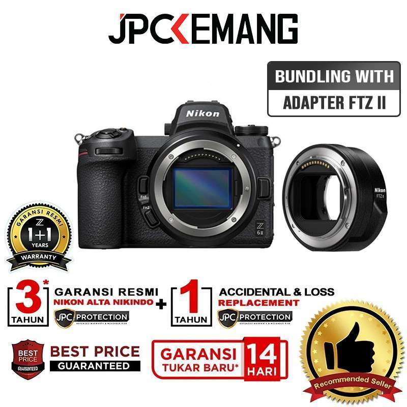 JPC KEMANG Nikon Z6 II Nikon Z6II Nikon Z6 Mark II Body Only GARANSI RESMI