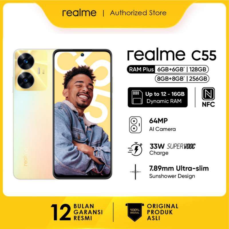 Jual Realme C55 8/256GB Garansi Resmi ( PROMO) di Seller Ktownshop -  Semolowaru, Kota Surabaya
