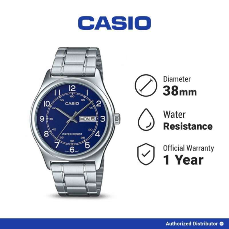 Promo Casio MTP-V006D-2BUDF Jam Tangan Pria Analog Diskon 15% di Seller  G-Shock Official Store - Cideng, Kota Jakarta Pusat | Blibli