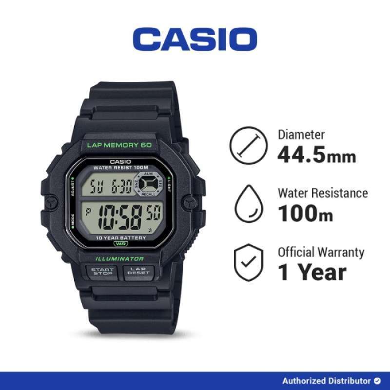 Promo Casio WS-1400H-1AVDF Jam Tangan Pusat - Kota Jakarta Seller Diskon Official | Digital 28% G-Shock Store Pria di Cideng, Wanita Blibli