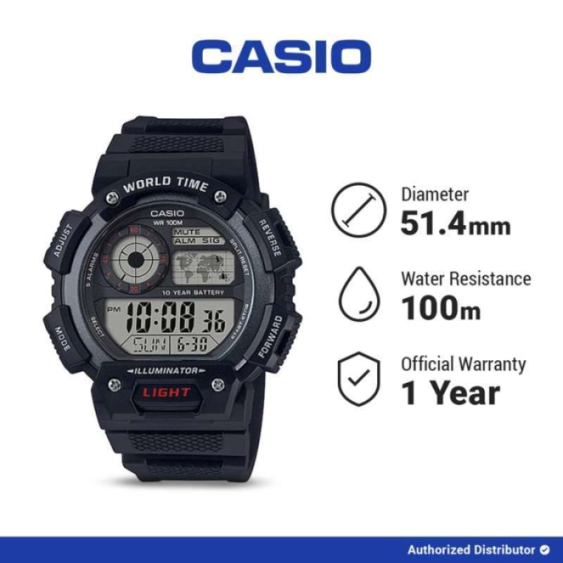 Tali jam tangan casio illuminator 2025