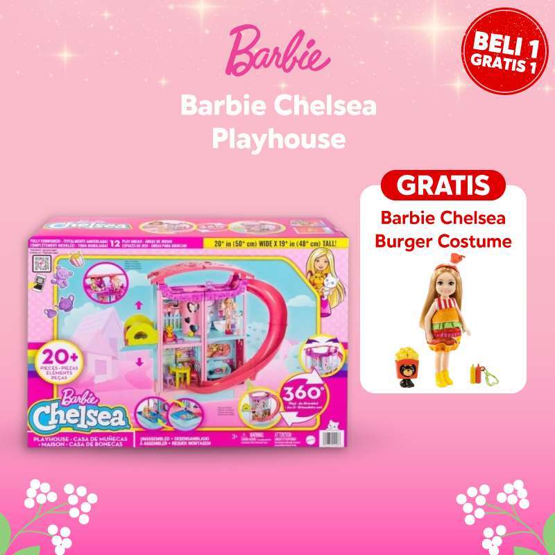 Barbie chelsea club playhouse deals
