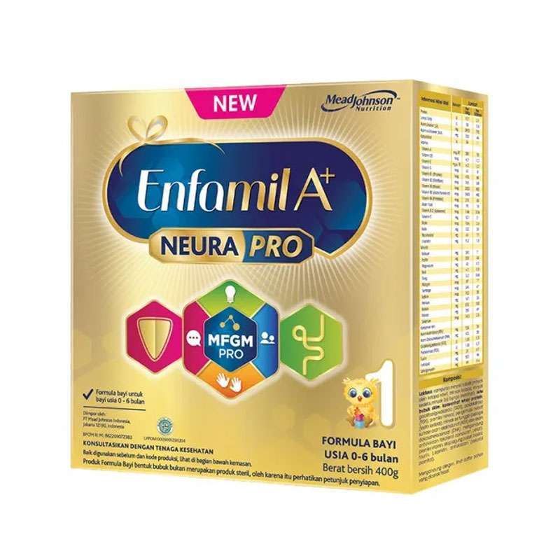 Jual Enfamil A 1 Plain Kemasan Neura Pro 400 gr di Seller