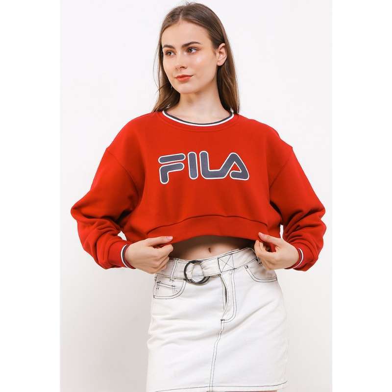 Fila crop new arrivals sweater