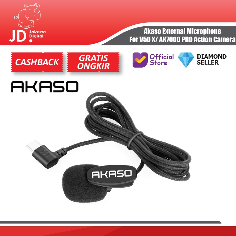 Brave Akaso V50x External Microphone Micro Camera AKASO External