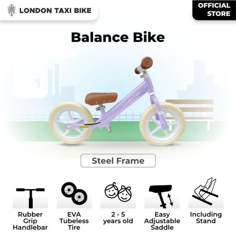 London taxi hotsell balance bike harga