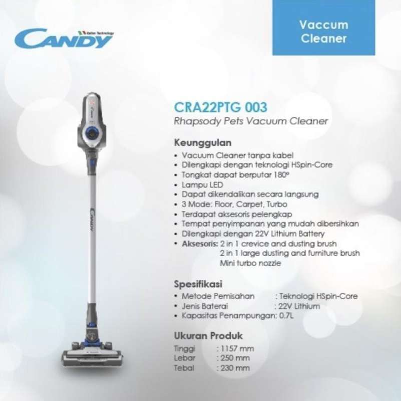 Candy rhapsody hotsell vacuum cleaner review