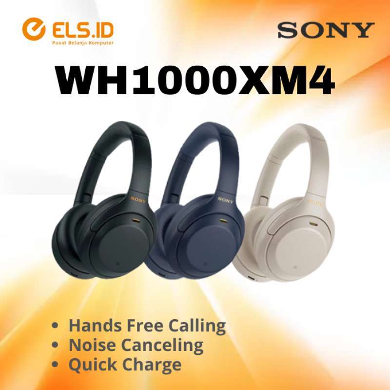 Promo Sony WH1000XM4 Noise Cancelling Headphone Nirkabel BLACK