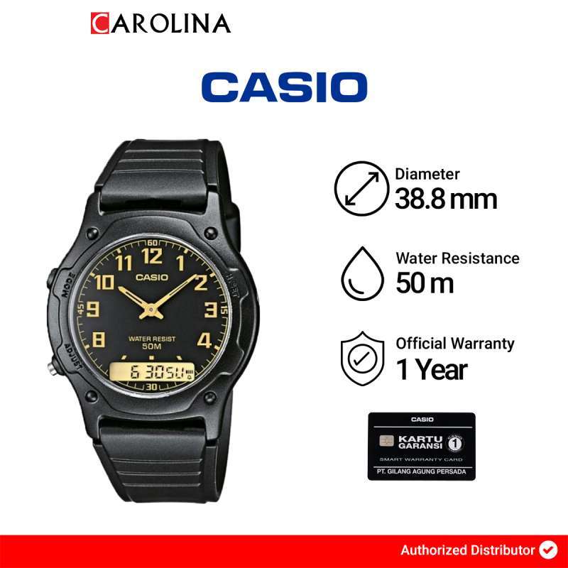 Jual Jam Tangan Unisex Casio Aw49 H1 B Original Branded Harga