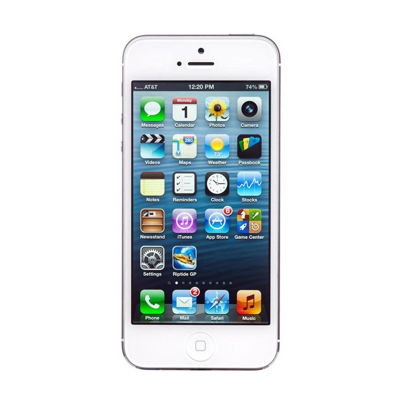 Mobile Generation Apple iPhone 5 16GB Smartphone - White [Refurbished/Garansi Distributor]