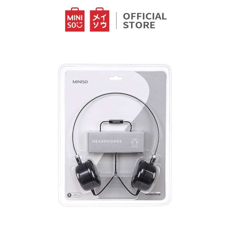 Jual Miniso Official Headphone Dilipat Portable Simple Lucu / Headset