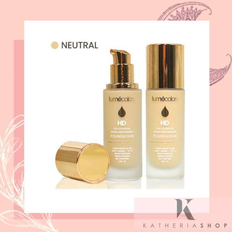 Jual Lumecolors HD Full Coverage Ultra Lightweight Foundation Natural di Seller Oscas Store