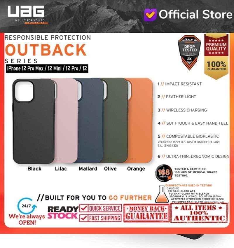 Jual Case iPhone 12 Pro Max - Pro - 12 Mini Urban Armor Gear UAG