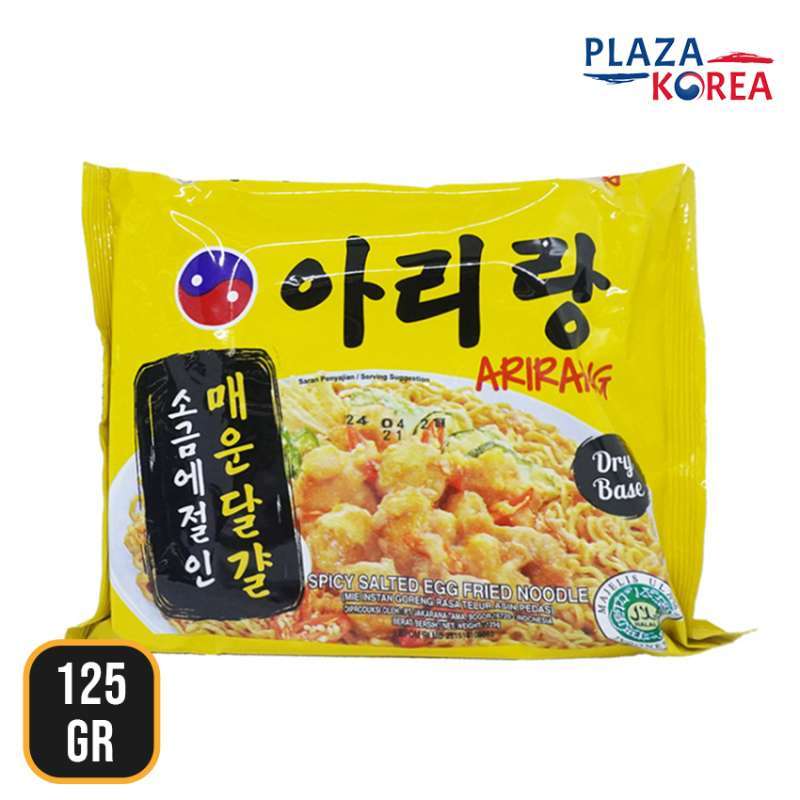 Jual ARIRANG KOREAN NOODLE SPICY SALTED EGG 125GR - MIE INSTANT KOREA