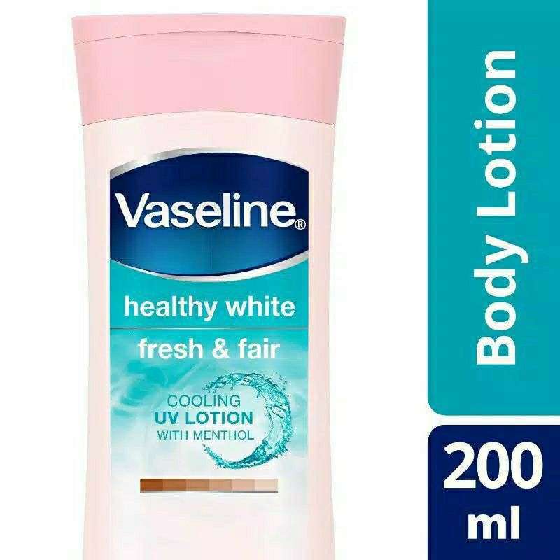 Jual Vaseline Body Lotion Fresh & Fair cooling with Menthol 200ml di Seller Audrey Shop Suka