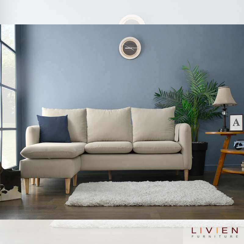 Promo LIVIEN FURNITURE Sofa Ruang Tamu Minimalis Sofa L Sofa