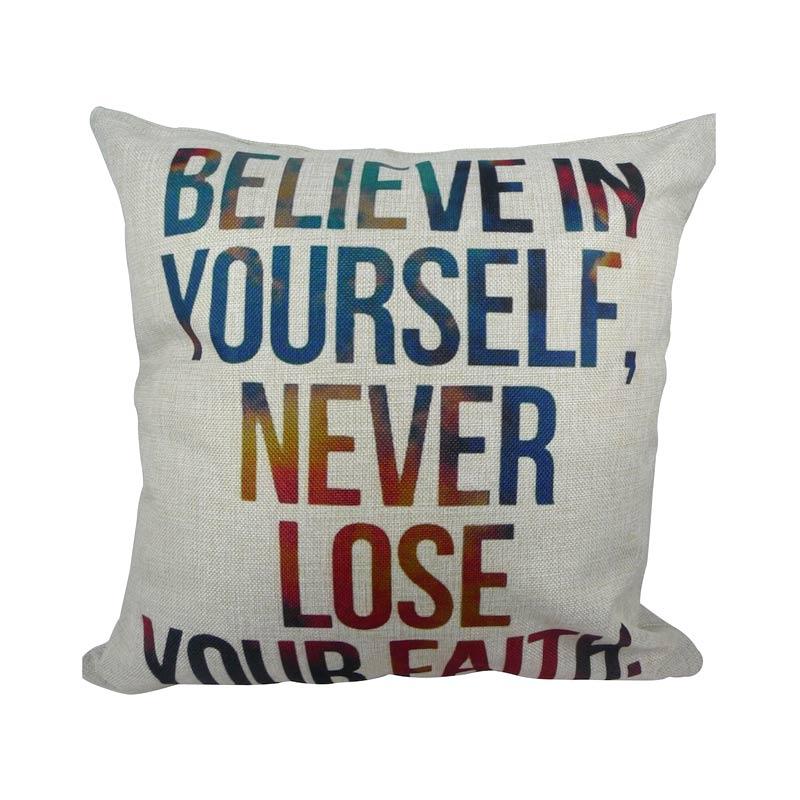 Hermosa Bantal Sofa 45x45 In jual daily deals hermosa believe in your self bantal Hermosa Bantal Sofa 45x45 In jual daily deals hermosa believe in your self bantal