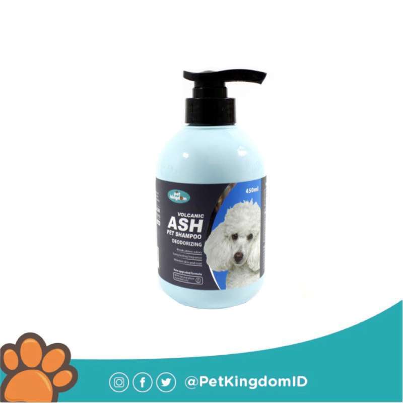 Jual SHAMPOO ANJING VOLCANIC ASH DEODORIZING PET KINGDOM 450ML di