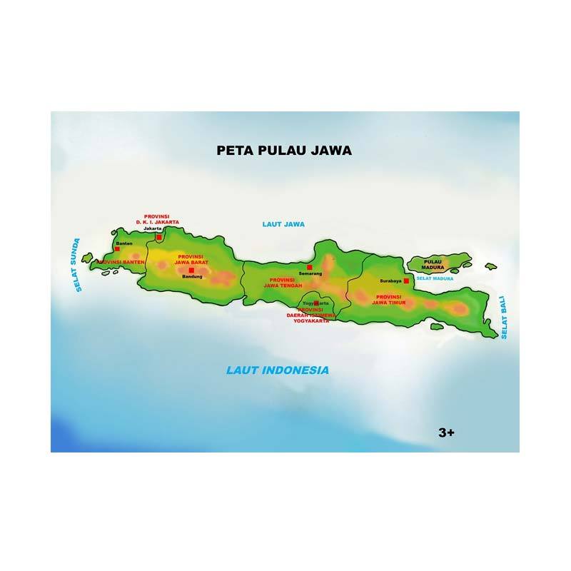 √ Chateda Toys Puzzle Pulau Jawa (uk.30x40 Cm) Terbaru Agustus 2021