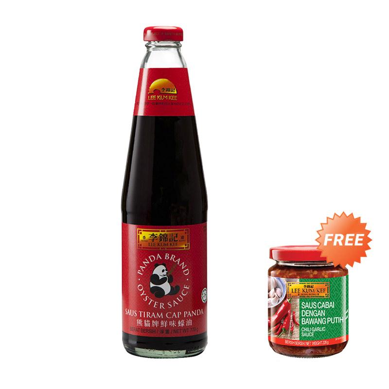Jual Lee Kum Kee Panda Oyster Sauce [770 g] Free Lee Kum Kee Chili