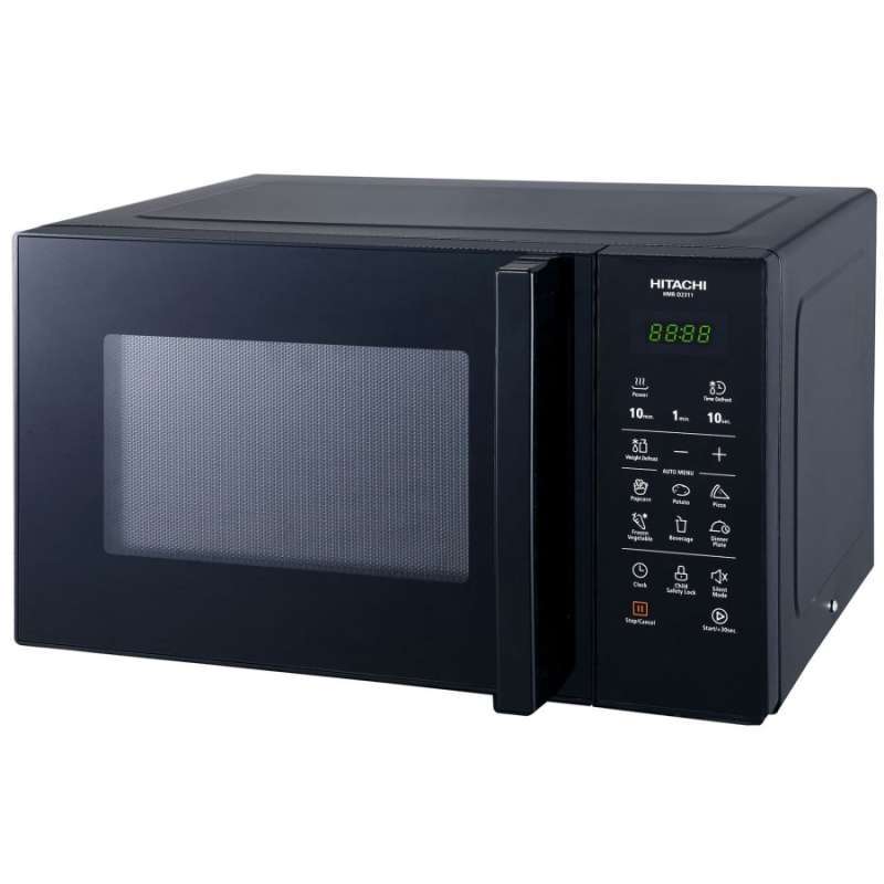 Promo Hitachi 23Ltr Microwave Touch Panel Control Black Color HMRD2311 