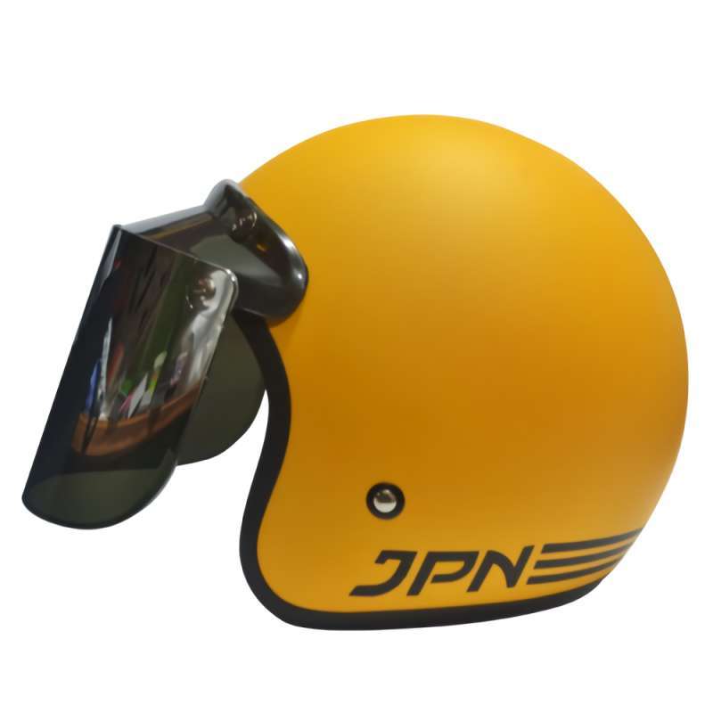 Harga Helm Bogo Kaca Datar Warna Kuning / Aksesoris helm ...