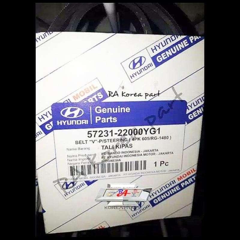 Promo Hyundai Genuine Parts Fan Belt Vbelt Accent Cakra Bimantara New