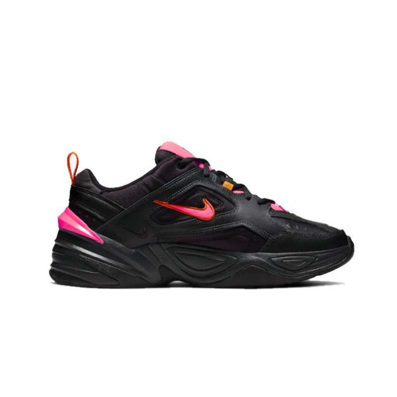 nike tekno black and pink