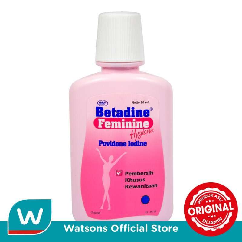 Promo Betadine Feminine Wash Hygiene 60ml Diskon 20 di Seller WATSONS