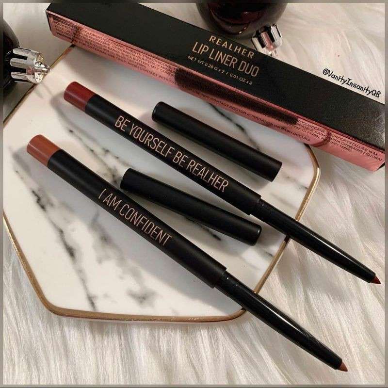 Jual Realher Lip Liner Duo Authentic Lipstick Budgetcosmetic di