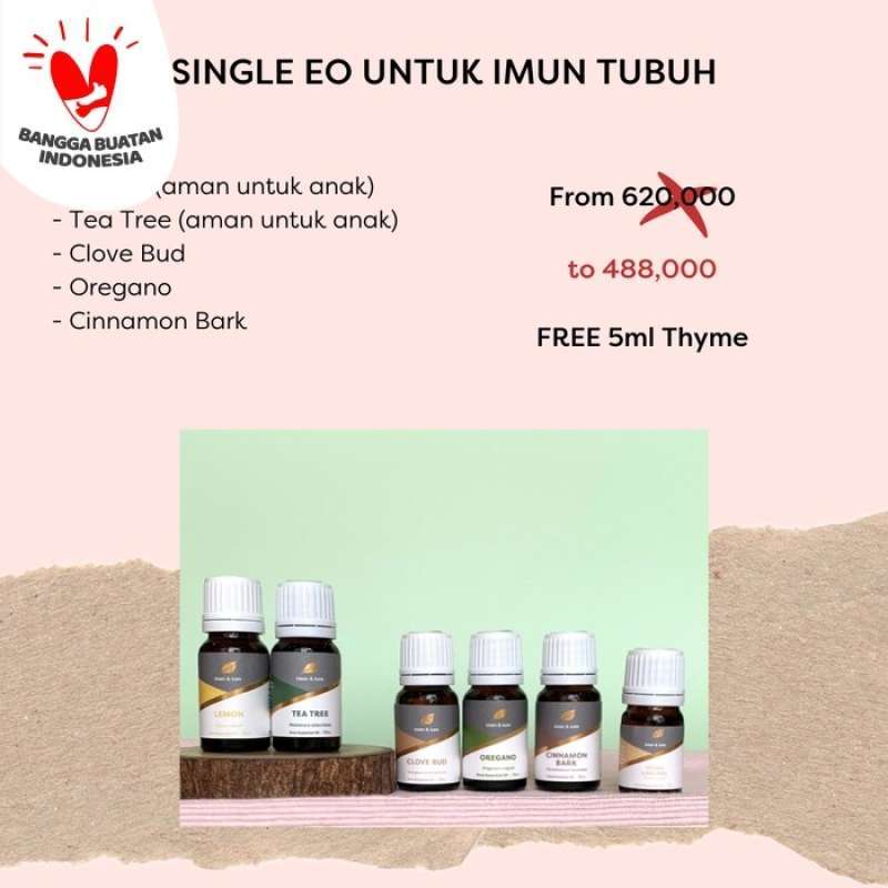 Jual Kleen & Kare Single EO untuk Imun Tubuh Kleen and Kare Essential