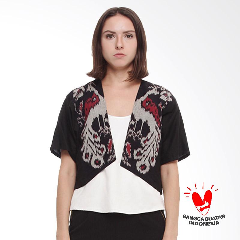 Jual Benangsari Desinta Outer Tenun Jepara Wanita - Black ...