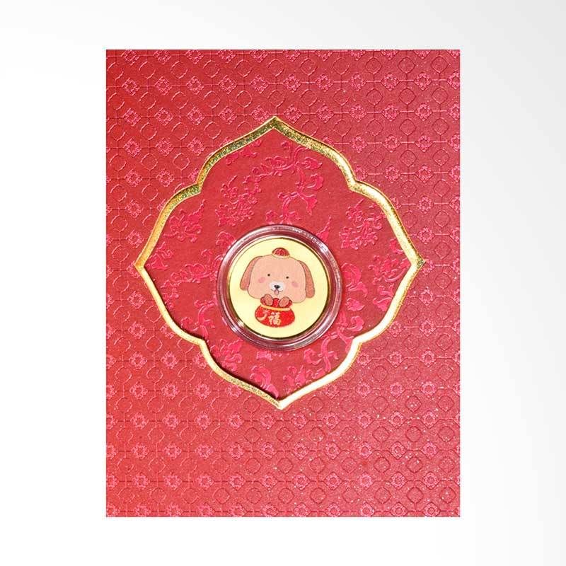 Jual Tiaria Dog Fu Skirt Coin Logam Mulia Emas Murni [24