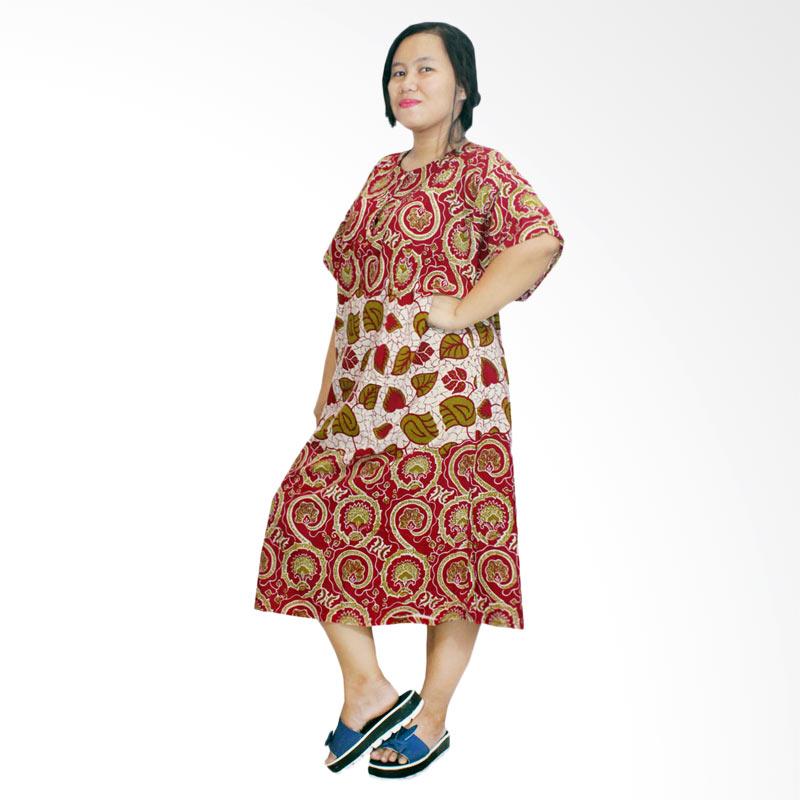 Jual Batik Alhadi DPT003 09C Jumbo Lengan Pendek Daster  Ibu  Hamil  Online Harga Kualitas 