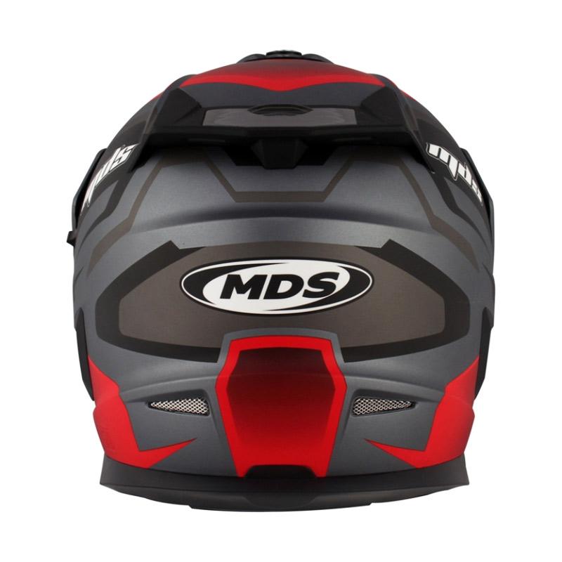 Jual MDS Super Pro #2 Helm Full Face - All Grey Matt Doft