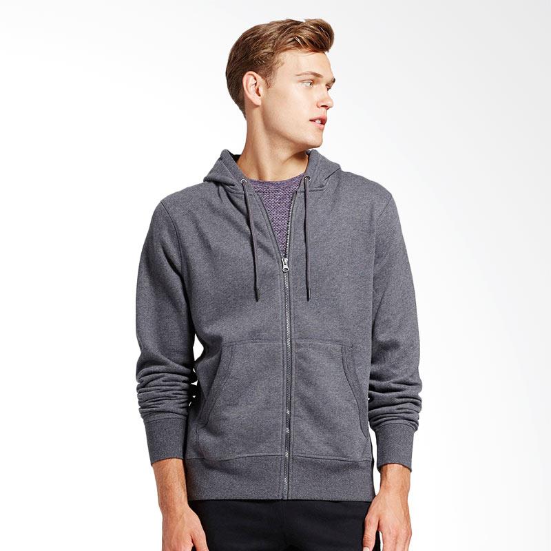 Jual Refill Stuff Hoodie Polos  Jaket  Pria  Grey Heather 