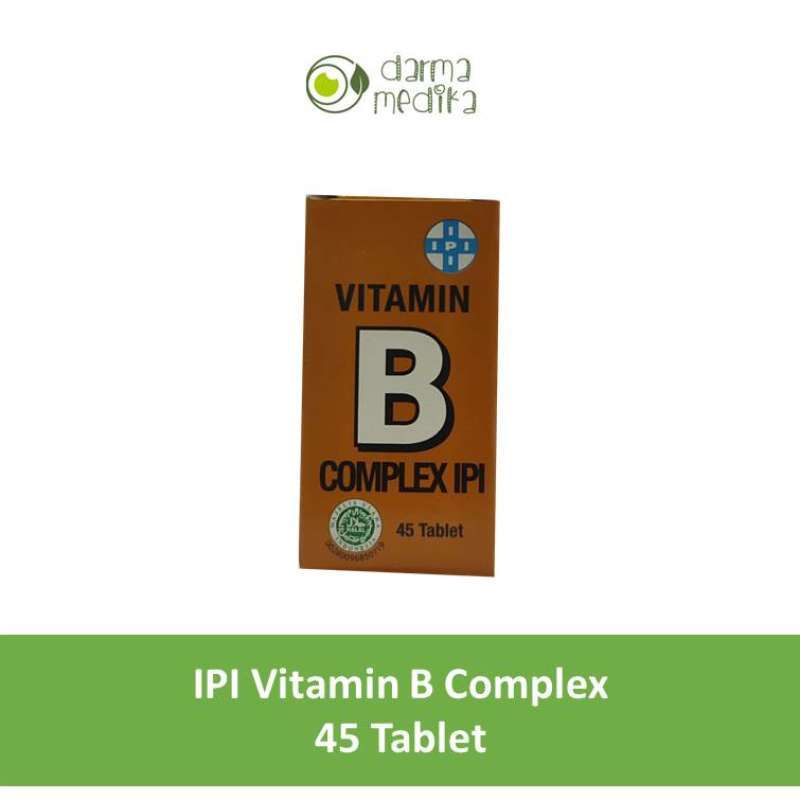 Jual Ipi Vitamin B Complex Mutivitamin [45 Tablet/ Kemasan Botol] Di