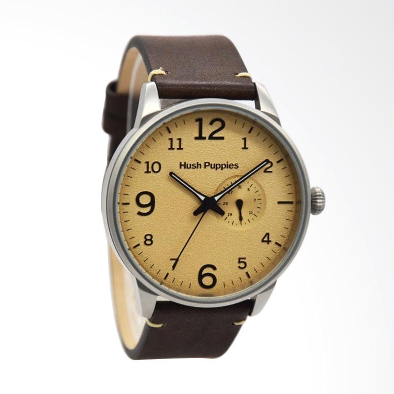 Jual Hush Puppies Analog Jam Tangan Pria - Brown [HP.7151M 