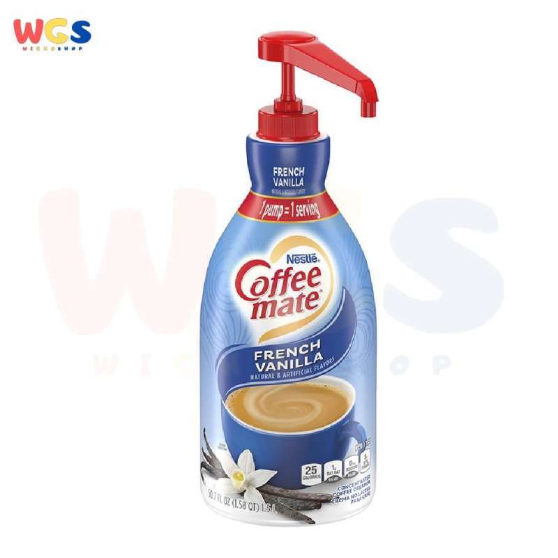 Jual Nestle Coffee Mate French Vanilla Liquid Coffee Creamer Pump 1.5