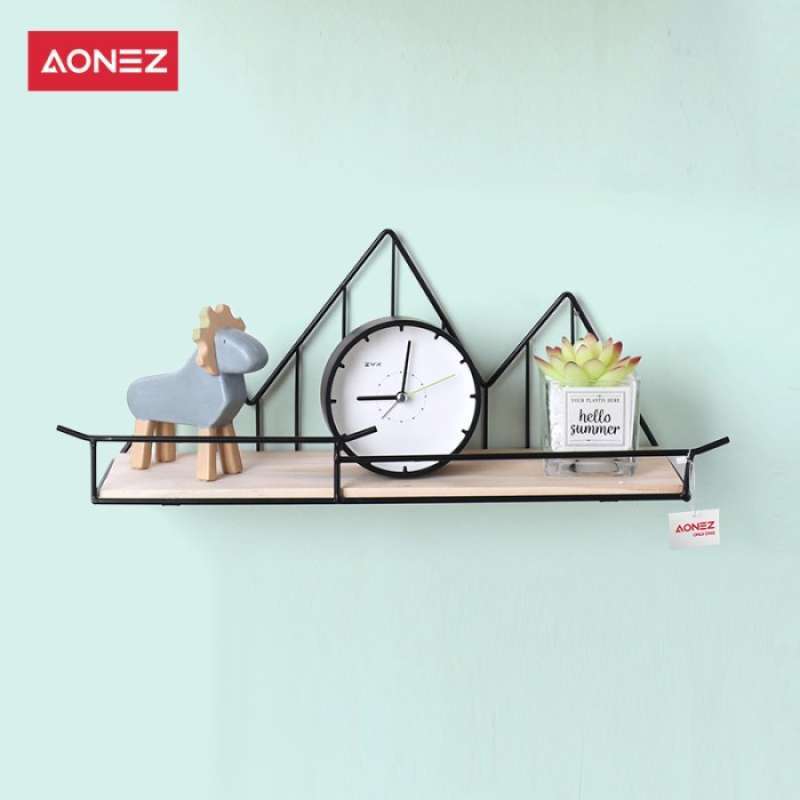 Jual AONEZ Rak Dinding Rak Penyimpanan Besi Serbaguna Rak Gunung Wall