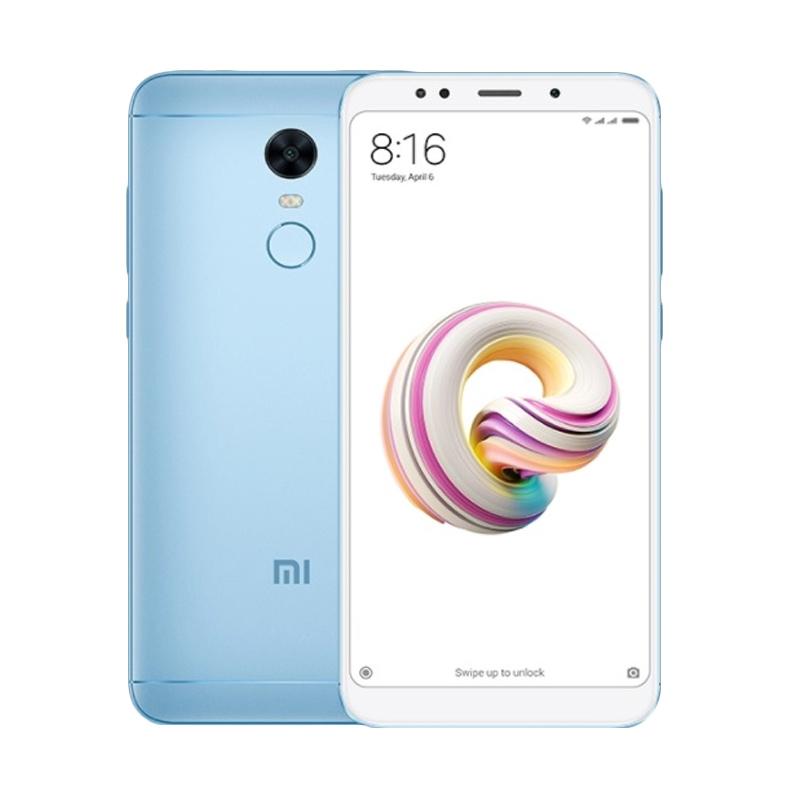 Jual Xiaomi Redmi 5 Plus Smartphone - Light Blue [64 GB/ 4
