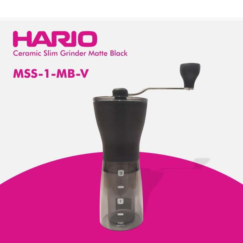 Jual Hario Ceramic Slim Grinder Matte Black di Seller TouchBuy Kapuk