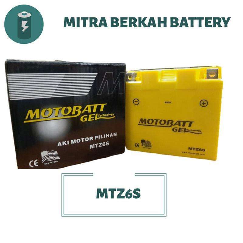 Jual Motobatt Aki Kering Motor Satria Fu - Sonic - Cb150r Mtz6s Di