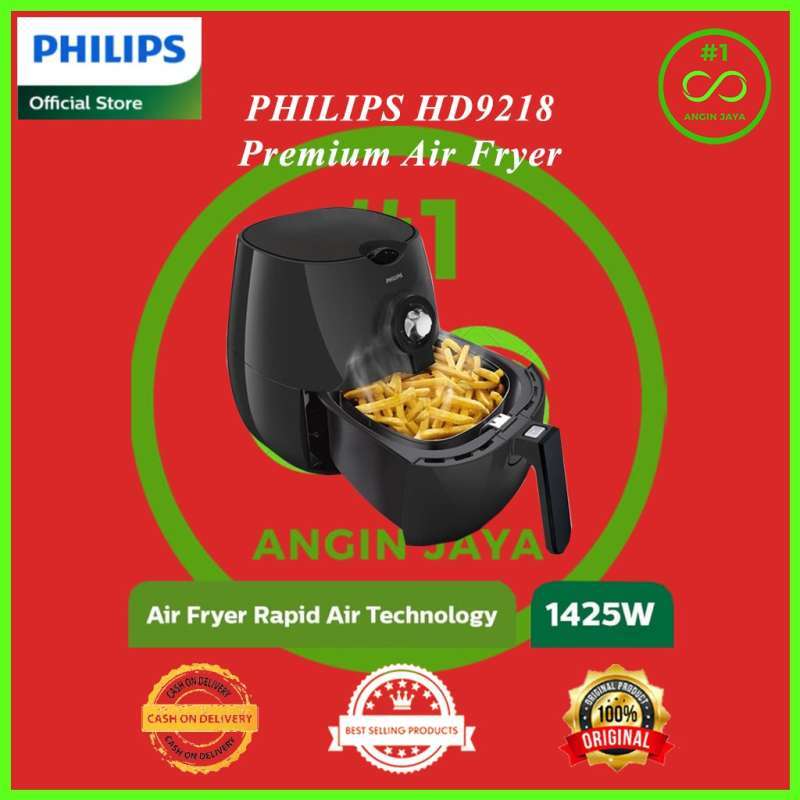 Jual PHILIPS HD9218 Air Fryer HD 9218 AirFryer 4,1 Liter 1425 Watt di