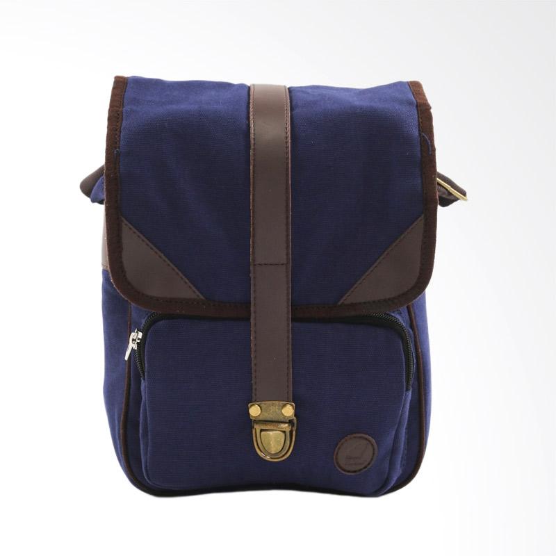 Jual Pulcher Bags Pisces Tas Selempang - Navy Free Pouch