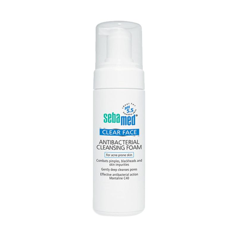 jual sebamed clear antibacterial cleansing foam 150 jual sebamed clear antibacterial cleansing foam 150