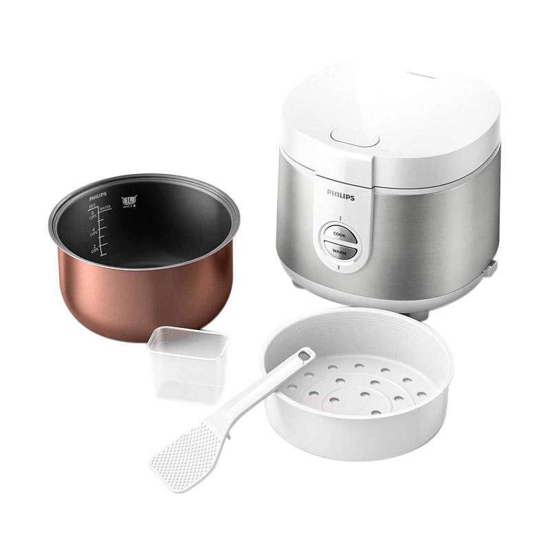 Jual Philips Hd3126/33 Premium Rice Cooker - Magic Con Silver [1 L] Di ...