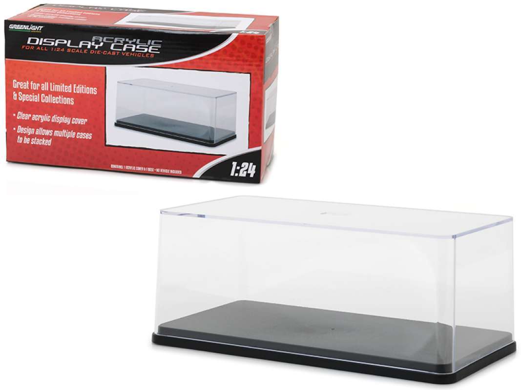 Jual Collectible Display Show Case with Black Plastic Base for 124