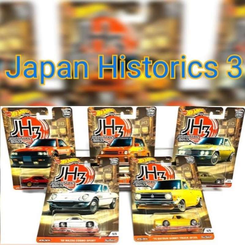 Promo Hot Wheels Japan Historics 3 car culture japan historic Full Set