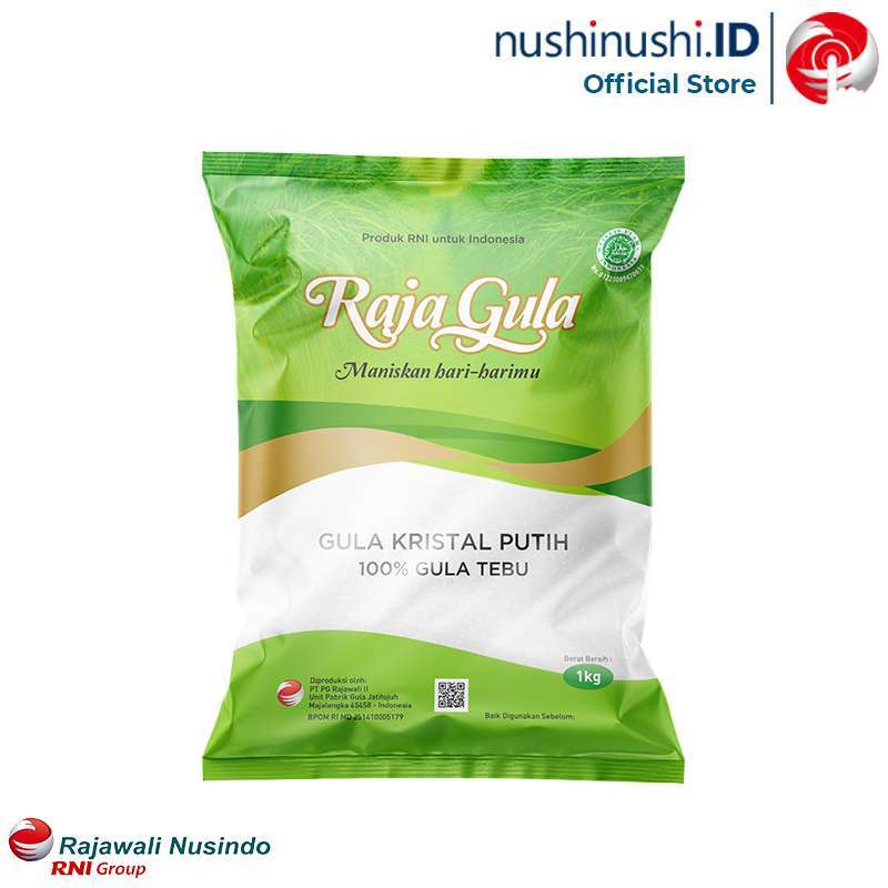 Jual Raja Gula Pasir Kristal Putih [1 Kg] (kemasan Hijau) Di Seller ...